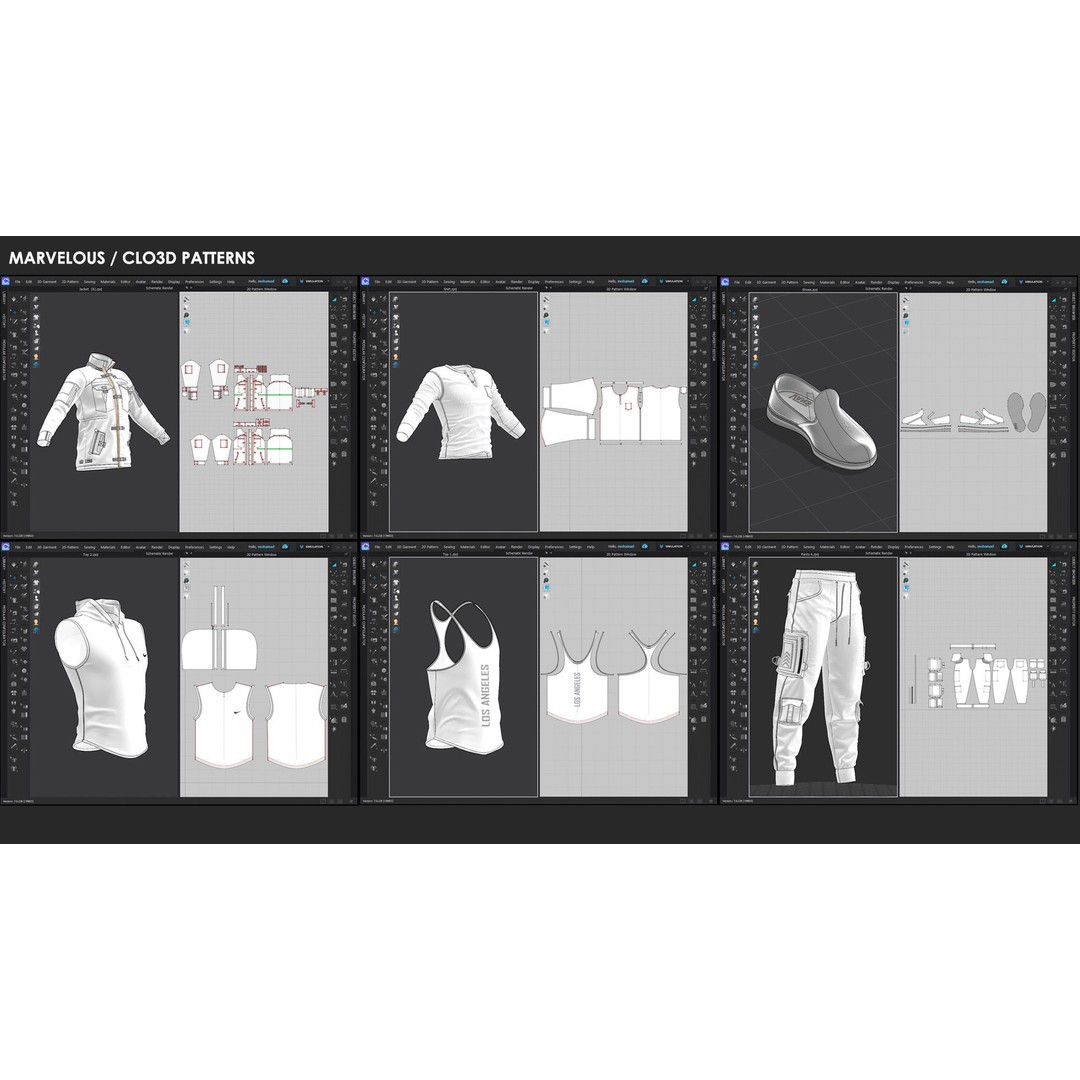 Men's Clothing 3D Model – High Poly Marvelous Designer Apparel, OBJ - View 12