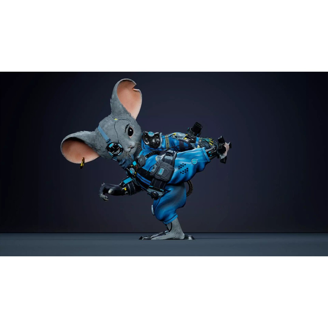Alien Mouse 3D Model – Low Poly Animated Character, FBX - View 12