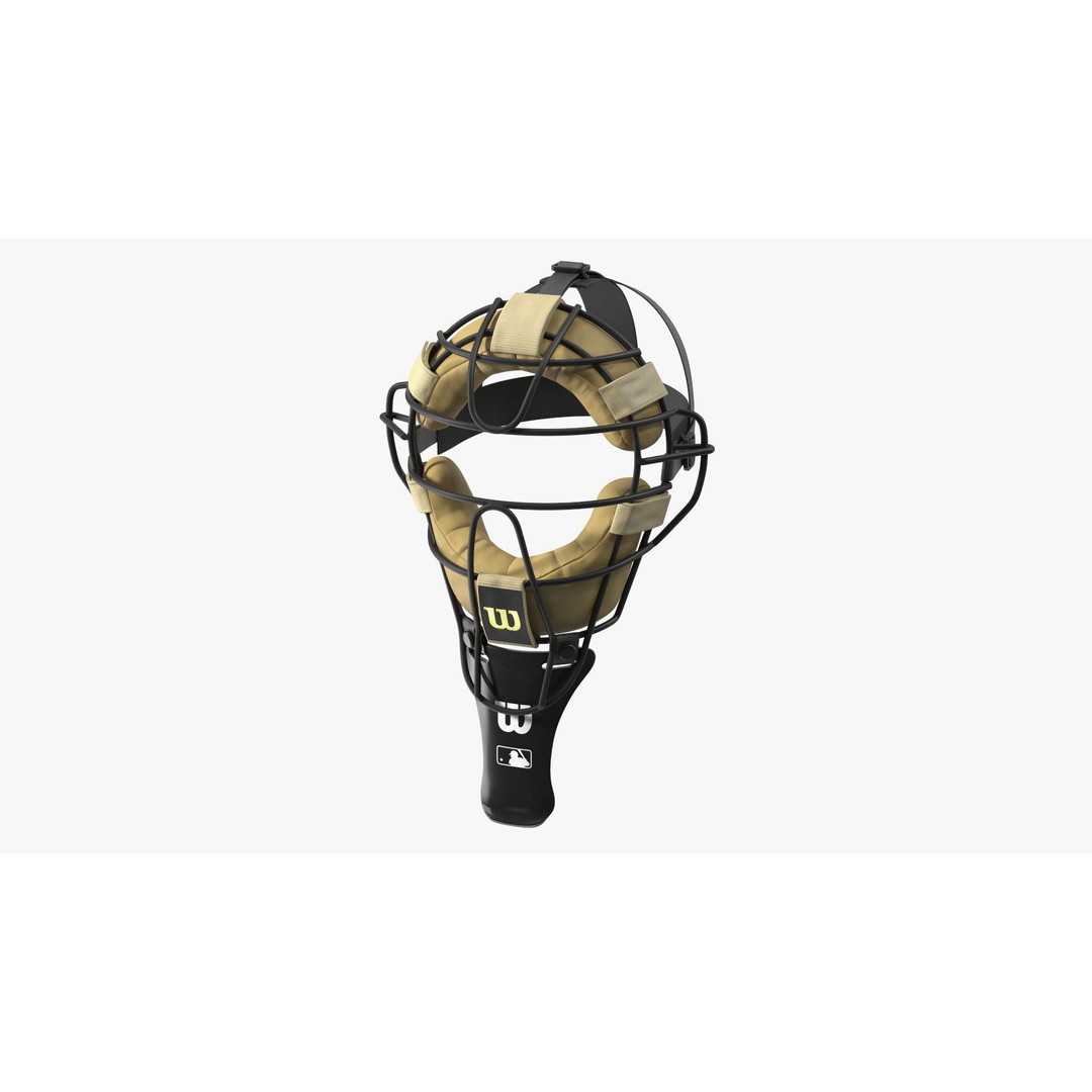 Baseball Full-Face Protection Mask 3D Model – Realistic Game-Ready Asset - View 11