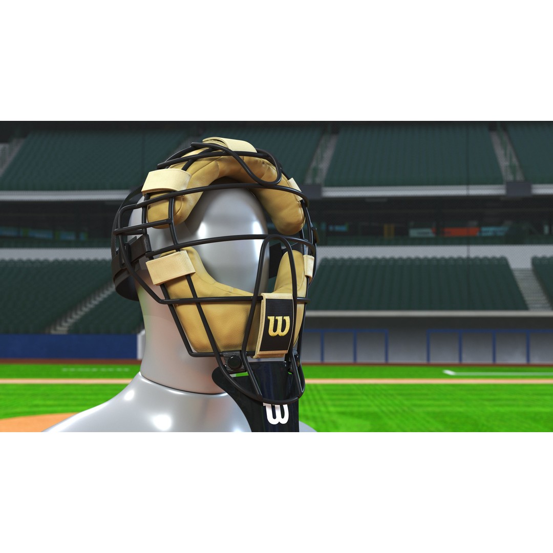 Baseball Full-Face Protection Mask 3D Model – Realistic Game-Ready Asset - View 28