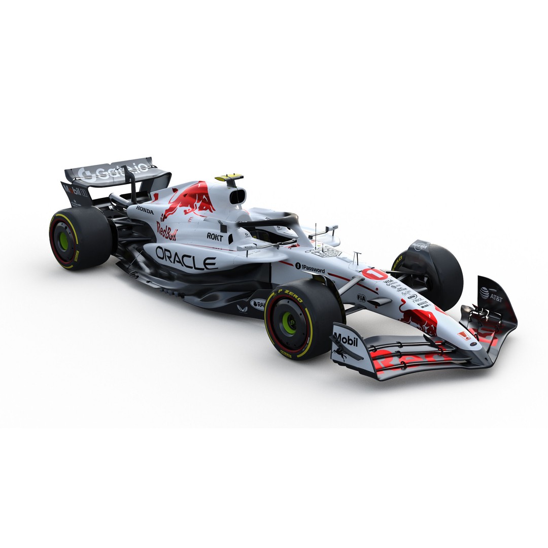 F1 Redbull RB21 3D Model – High Detail Racing Car Livery, FBX - View 10