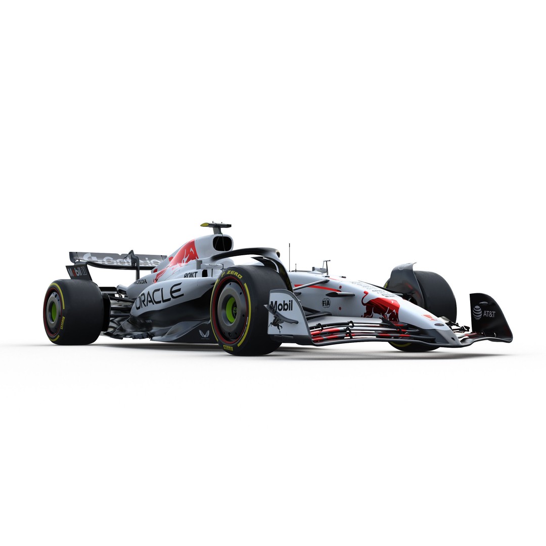F1 Redbull RB21 3D Model – High Detail Racing Car Livery, FBX - View 11