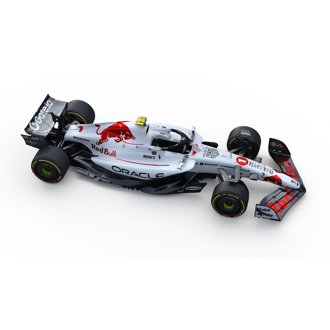 F1 Redbull RB21 3D Model – High Detail Racing Car Livery, FBX - View 12