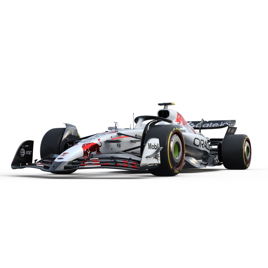 F1 Redbull RB21 3D Model – High Detail Racing Car Livery, FBX - View 14