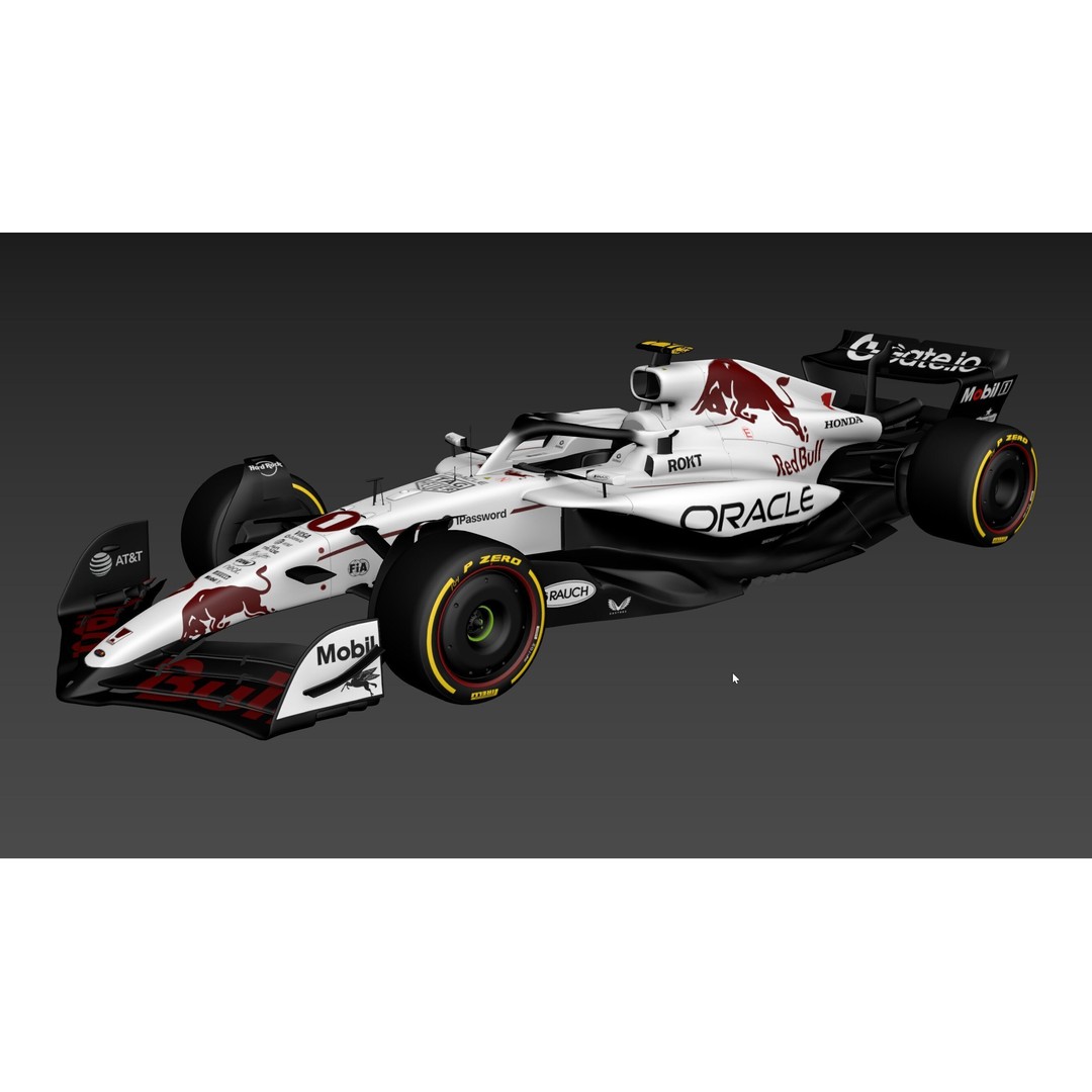 F1 Redbull RB21 3D Model – High Detail Racing Car Livery, FBX - View 16