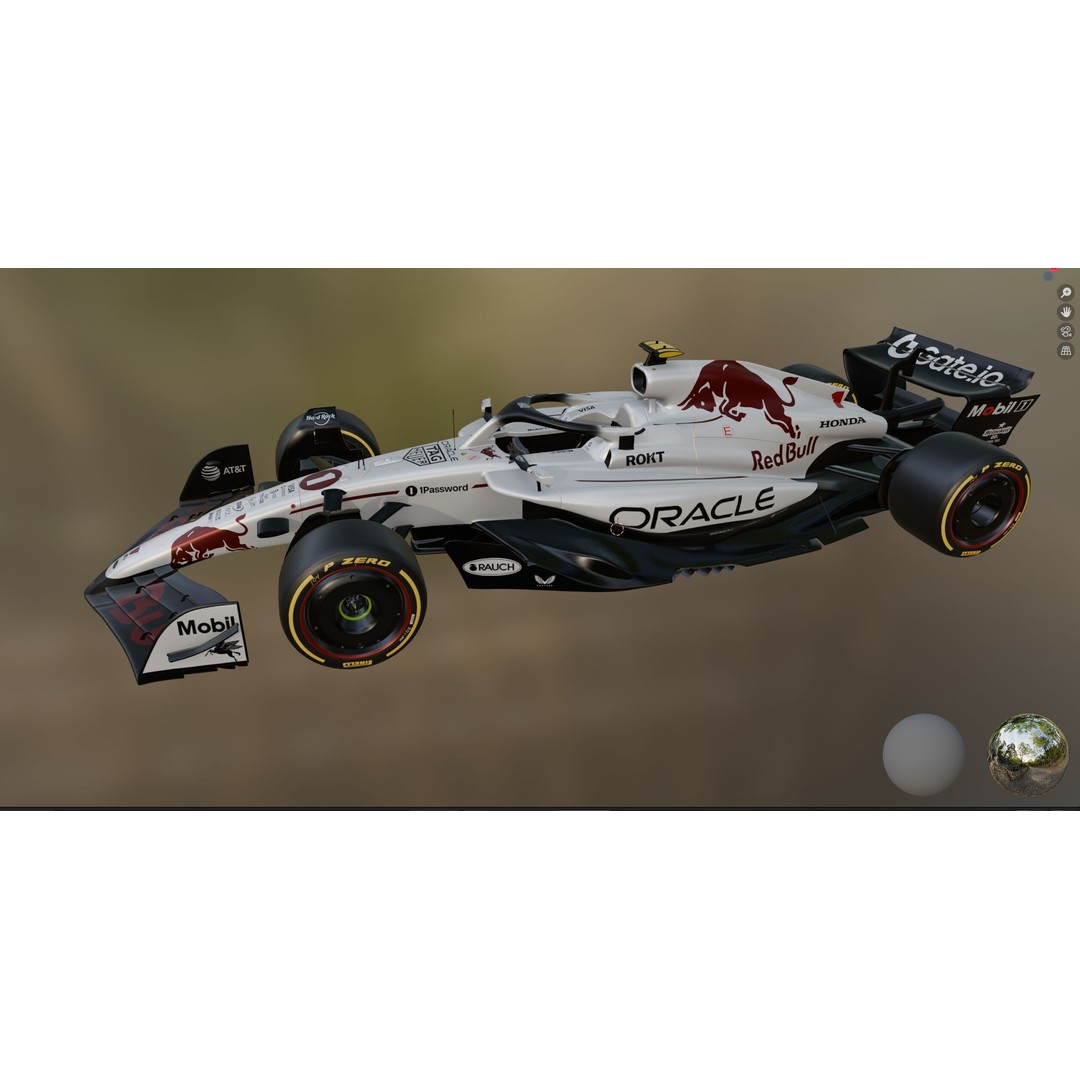 F1 Redbull RB21 3D Model – High Detail Racing Car Livery, FBX - View 18