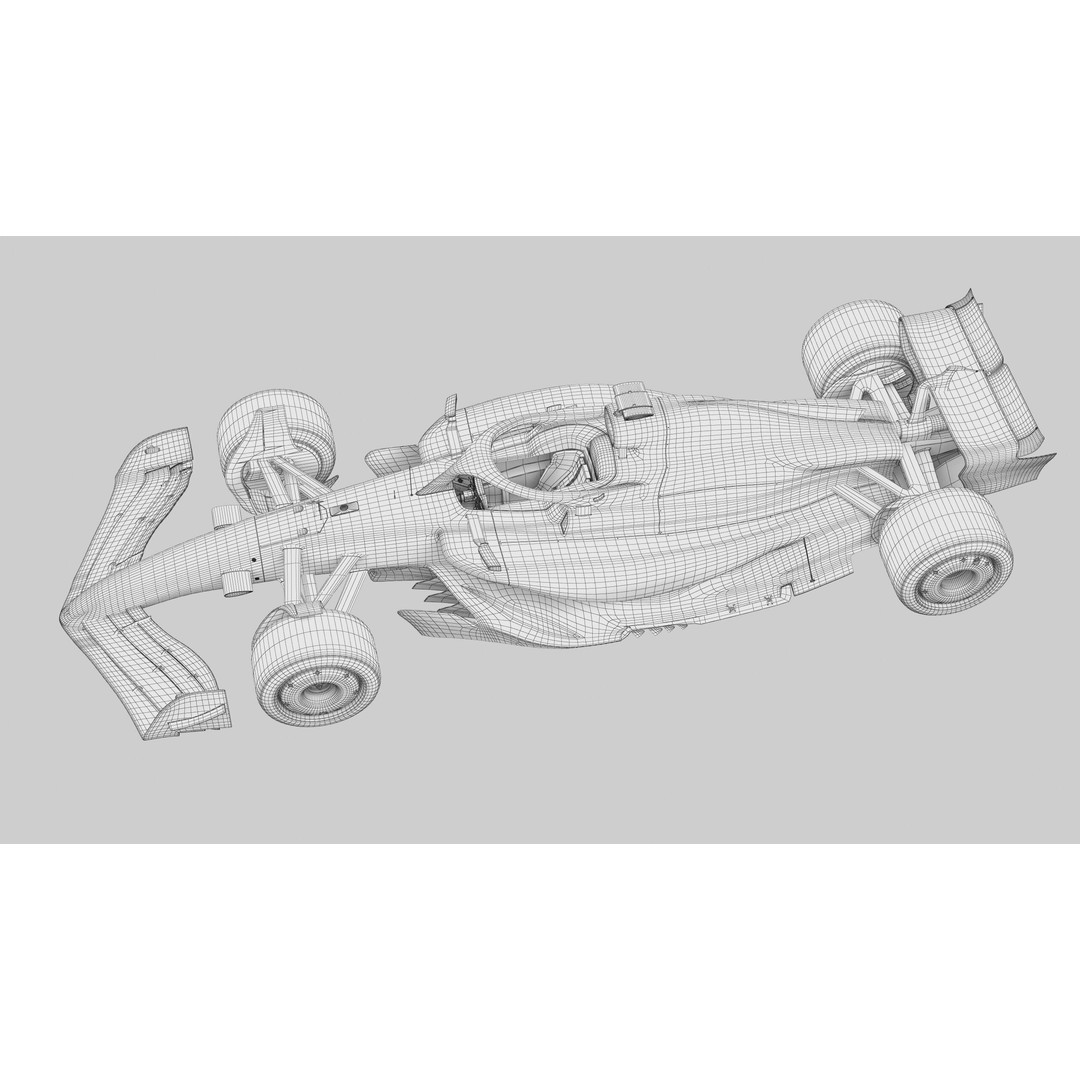 F1 Redbull RB21 3D Model – High Detail Racing Car Livery, FBX - View 21