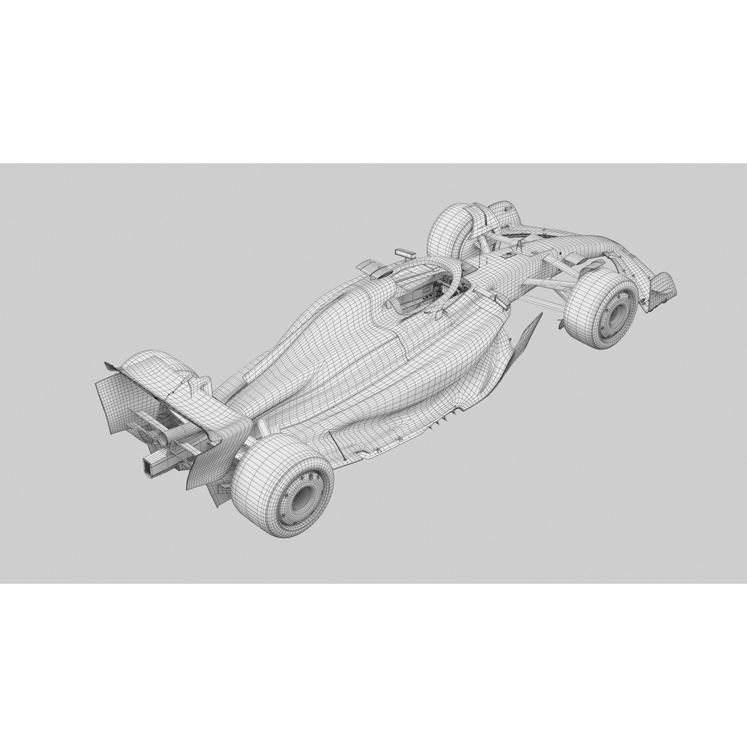 F1 Redbull RB21 3D Model – High Detail Racing Car Livery, FBX - View 22