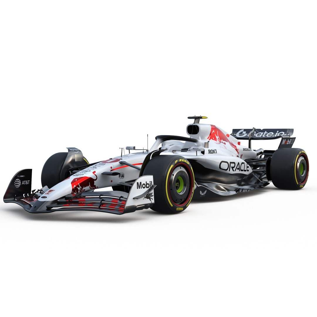F1 Redbull RB21 3D Model – High Detail Racing Car Livery, FBX - View 3