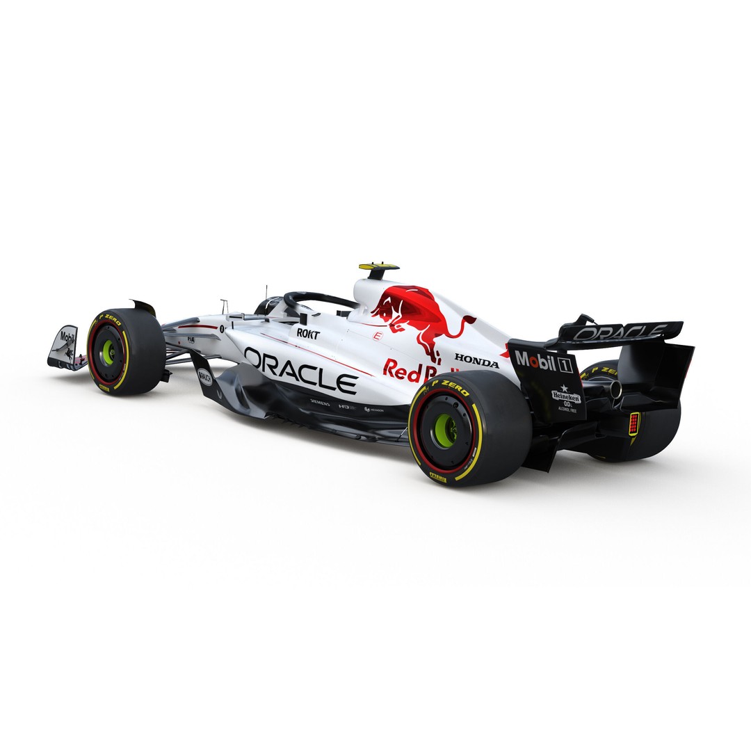 F1 Redbull RB21 3D Model – High Detail Racing Car Livery, FBX - View 6