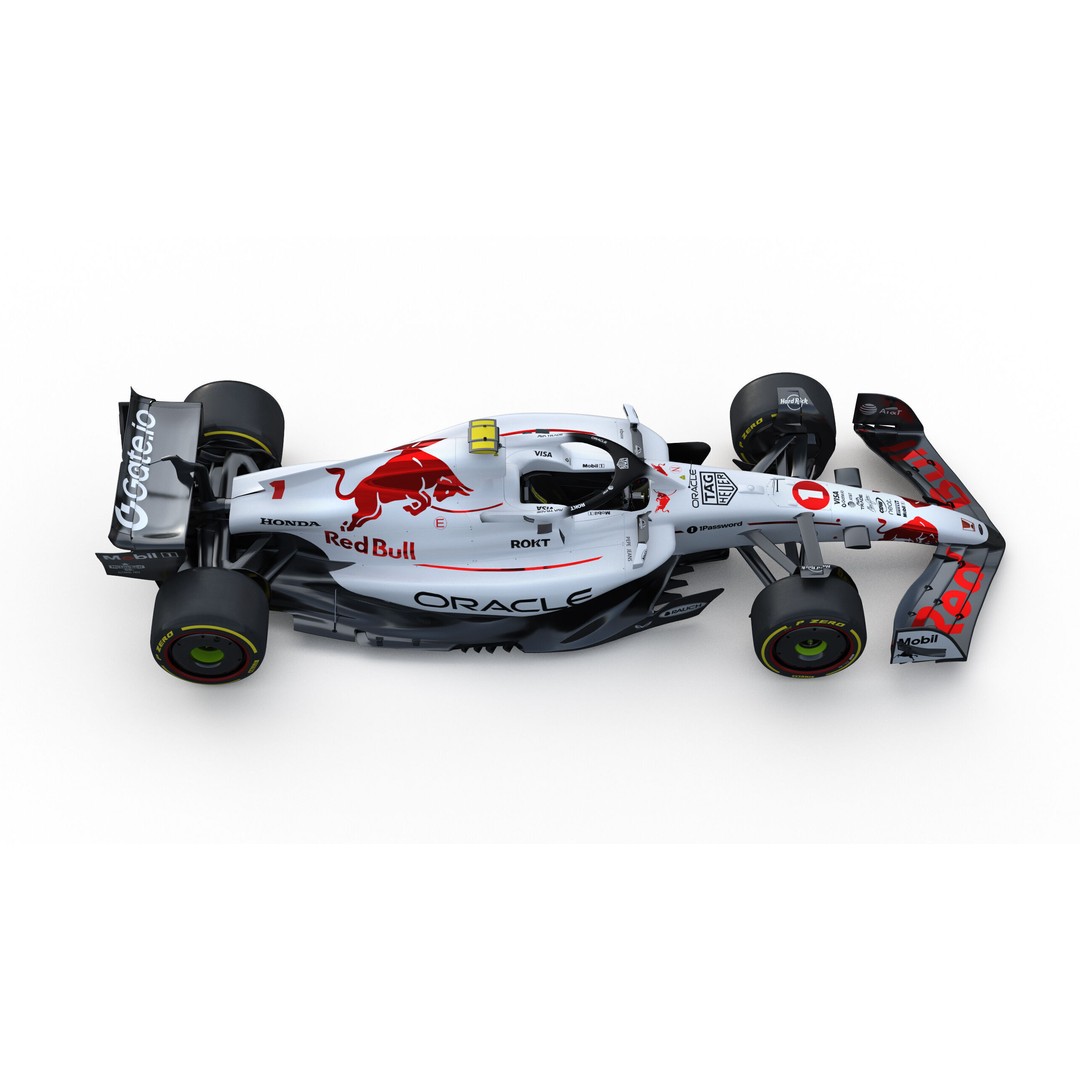 F1 Redbull RB21 3D Model – High Detail Racing Car Livery, FBX - View 9