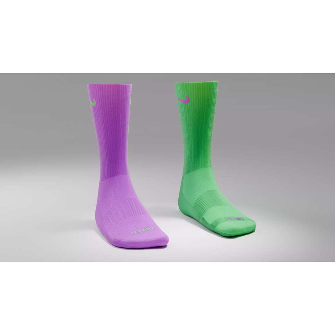 Nike Socks 3D Model – Low Poly Game Asset, FBX, PBR Textures - View 18