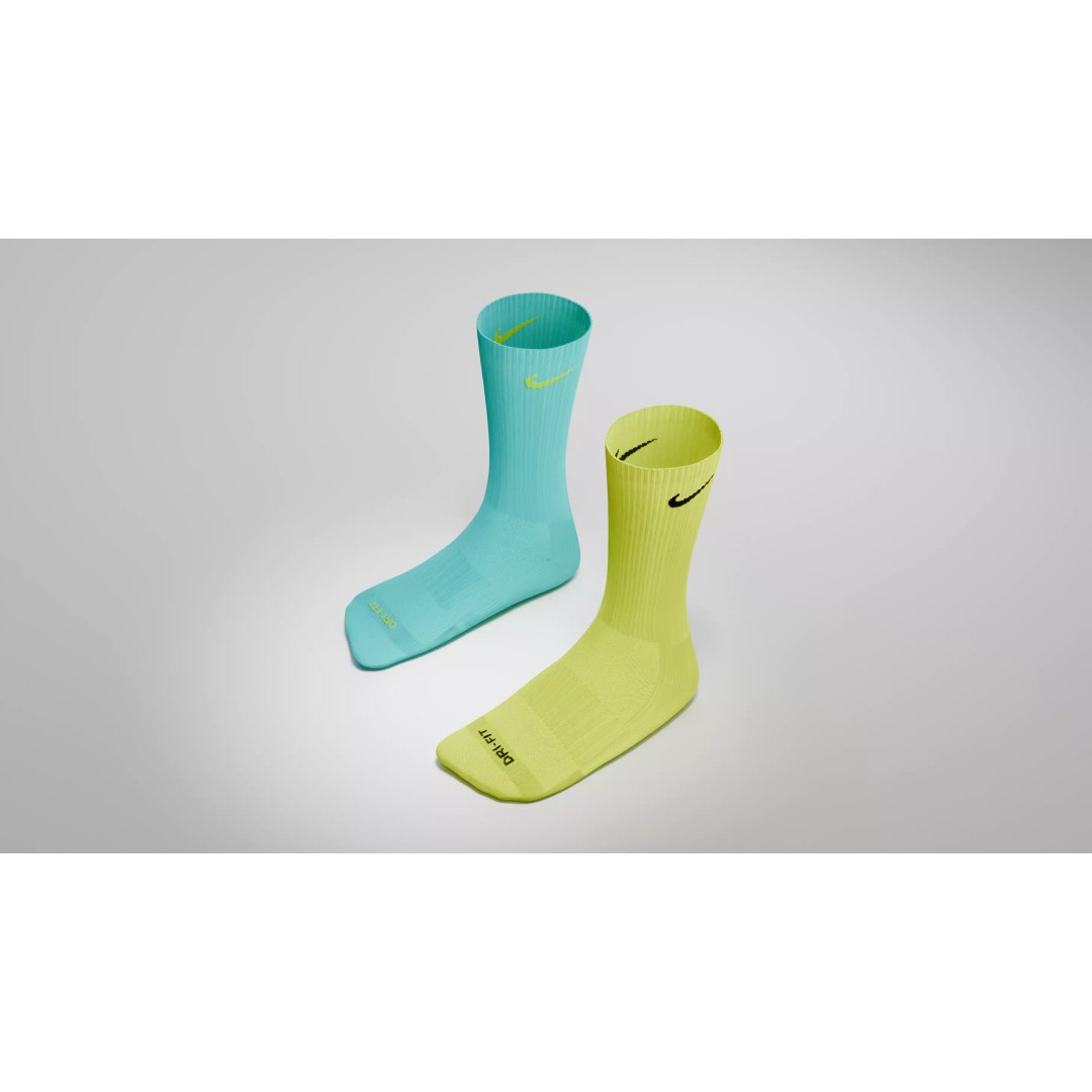 Nike Socks 3D Model – Low Poly Game Asset, FBX, PBR Textures - View 27
