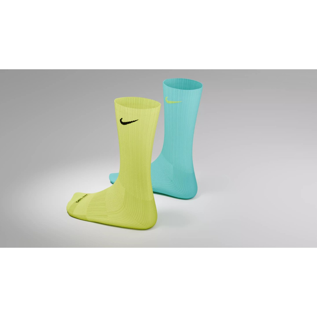 Nike Socks 3D Model – Low Poly Game Asset, FBX, PBR Textures - View 37