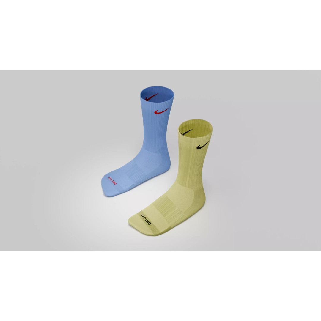 Nike Socks 3D Model – Low Poly Game Asset, FBX, PBR Textures - View 48