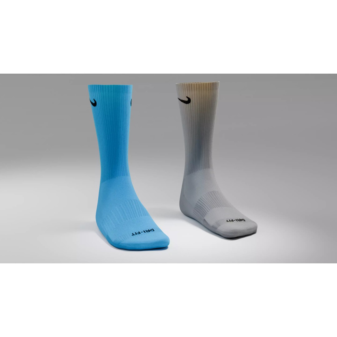 Nike Socks 3D Model – Low Poly Game Asset, FBX, PBR Textures - View 52