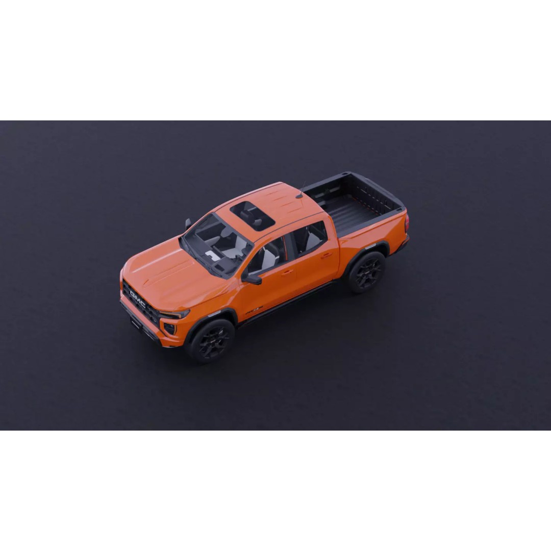 GMC Canyon AT4X 2023 3D Model – High Fidelity Vehicle Asset, FBX, OBJ