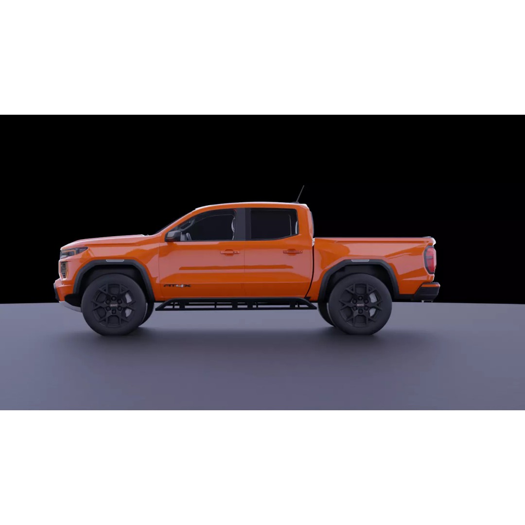 GMC Canyon AT4X 2023 3D Model – High Fidelity Vehicle Asset, FBX, OBJ - View 12