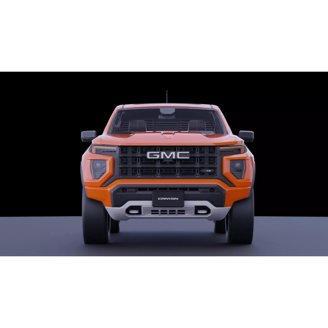 GMC Canyon AT4X 2023 3D Model – High Fidelity Vehicle Asset, FBX, OBJ - View 13