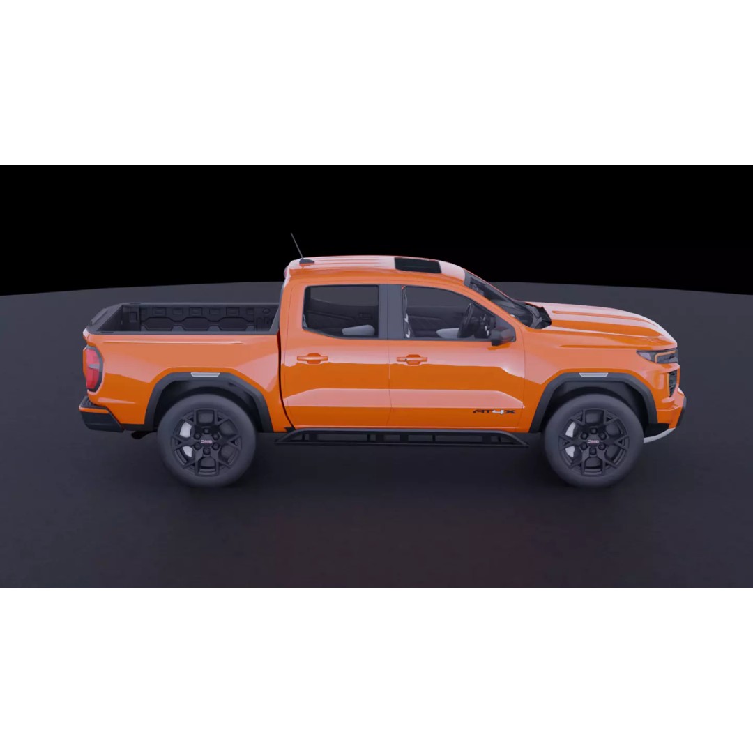 GMC Canyon AT4X 2023 3D Model – High Fidelity Vehicle Asset, FBX, OBJ - View 15