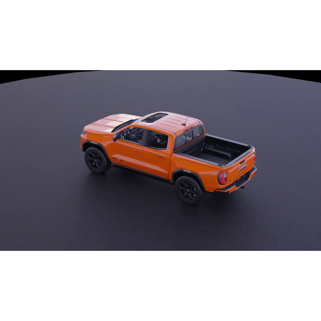 GMC Canyon AT4X 2023 3D Model – High Fidelity Vehicle Asset, FBX, OBJ - View 17