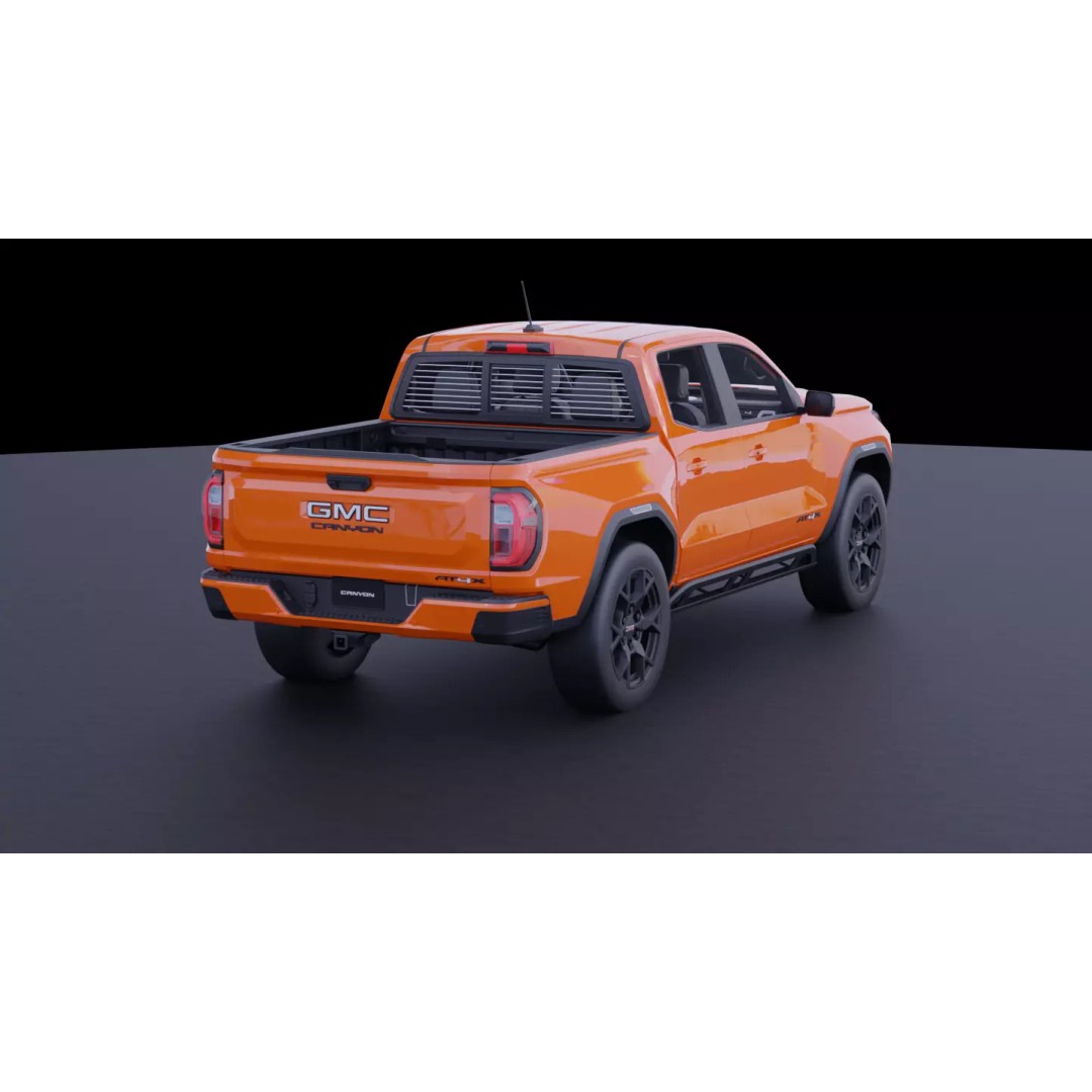 GMC Canyon AT4X 2023 3D Model – High Fidelity Vehicle Asset, FBX, OBJ - View 5