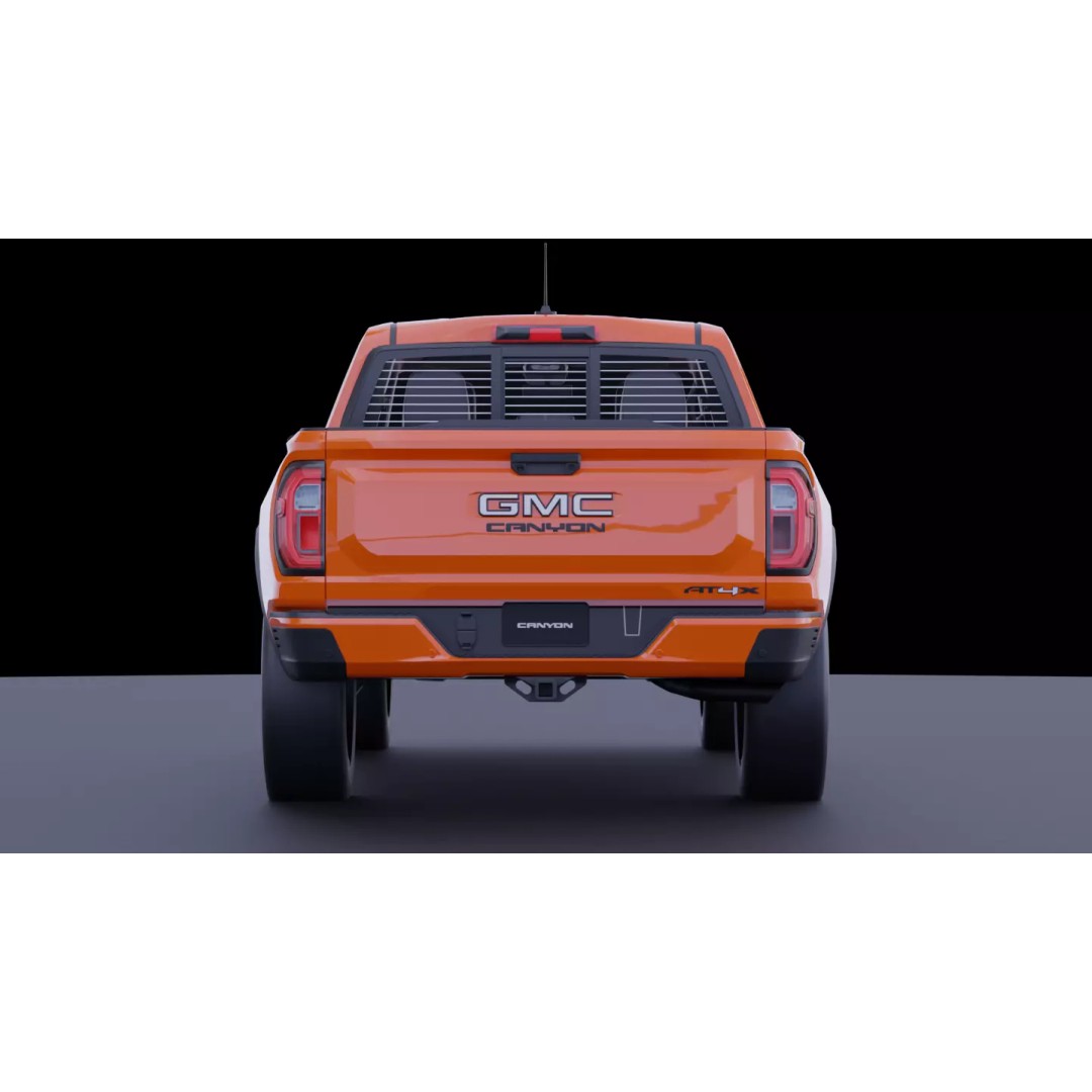 GMC Canyon AT4X 2023 3D Model – High Fidelity Vehicle Asset, FBX, OBJ - View 7