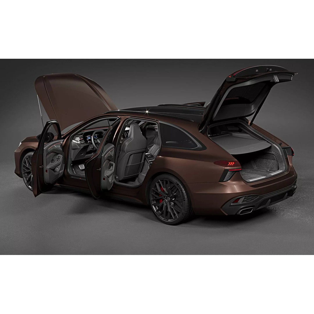 2026 Audi A6 Avant 3D Model – Photorealistic Game-Ready Asset, FBX, OBJ - View 15