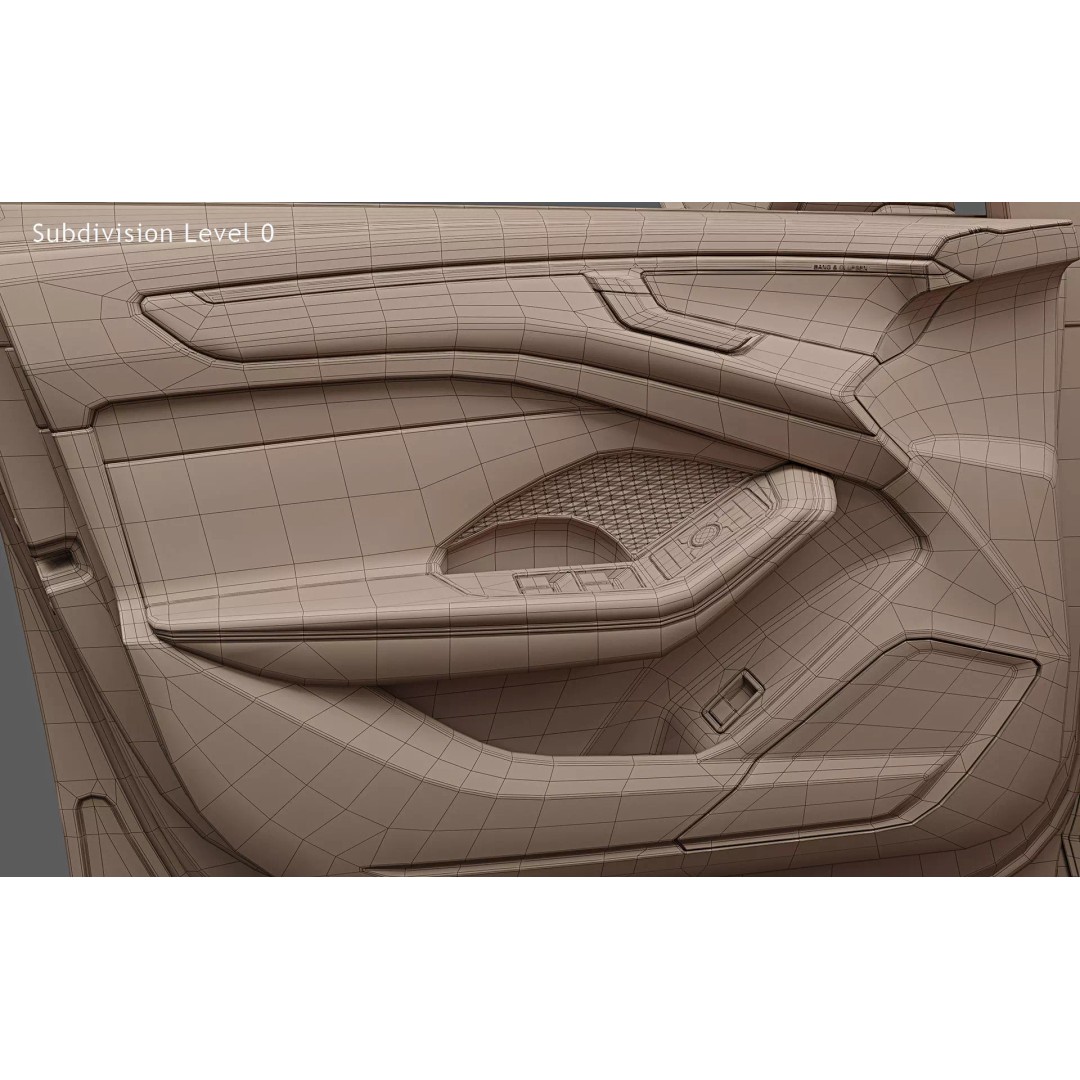 2026 Audi A6 Avant 3D Model – Photorealistic Game-Ready Asset, FBX, OBJ - View 37