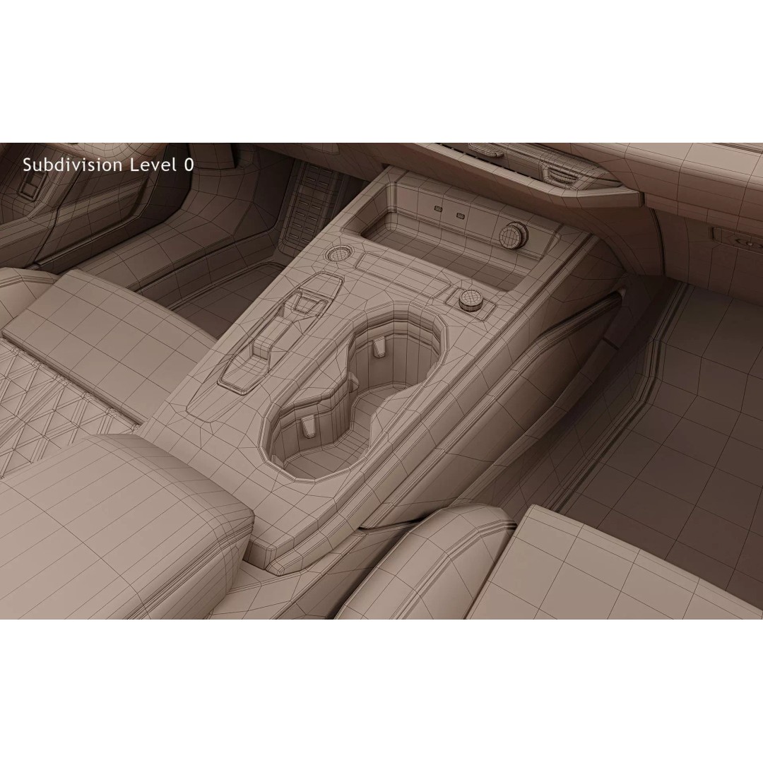 2026 Audi A6 Avant 3D Model – Photorealistic Game-Ready Asset, FBX, OBJ - View 38