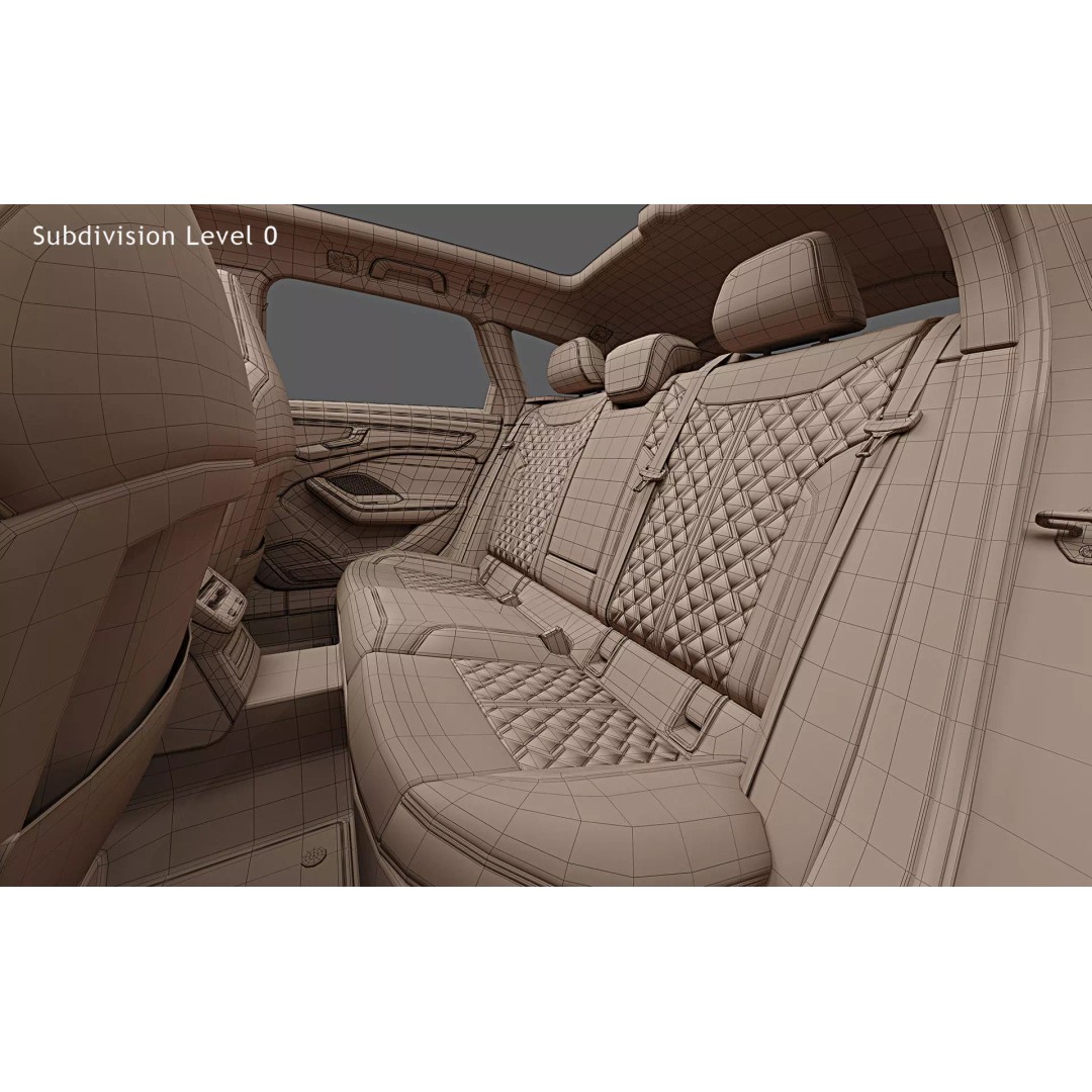 2026 Audi A6 Avant 3D Model – Photorealistic Game-Ready Asset, FBX, OBJ - View 39