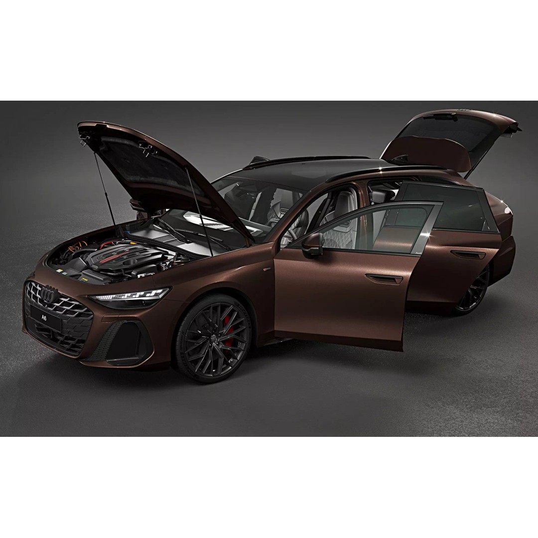 2026 Audi A6 Avant 3D Model – Photorealistic Game-Ready Asset, FBX, OBJ - View 4