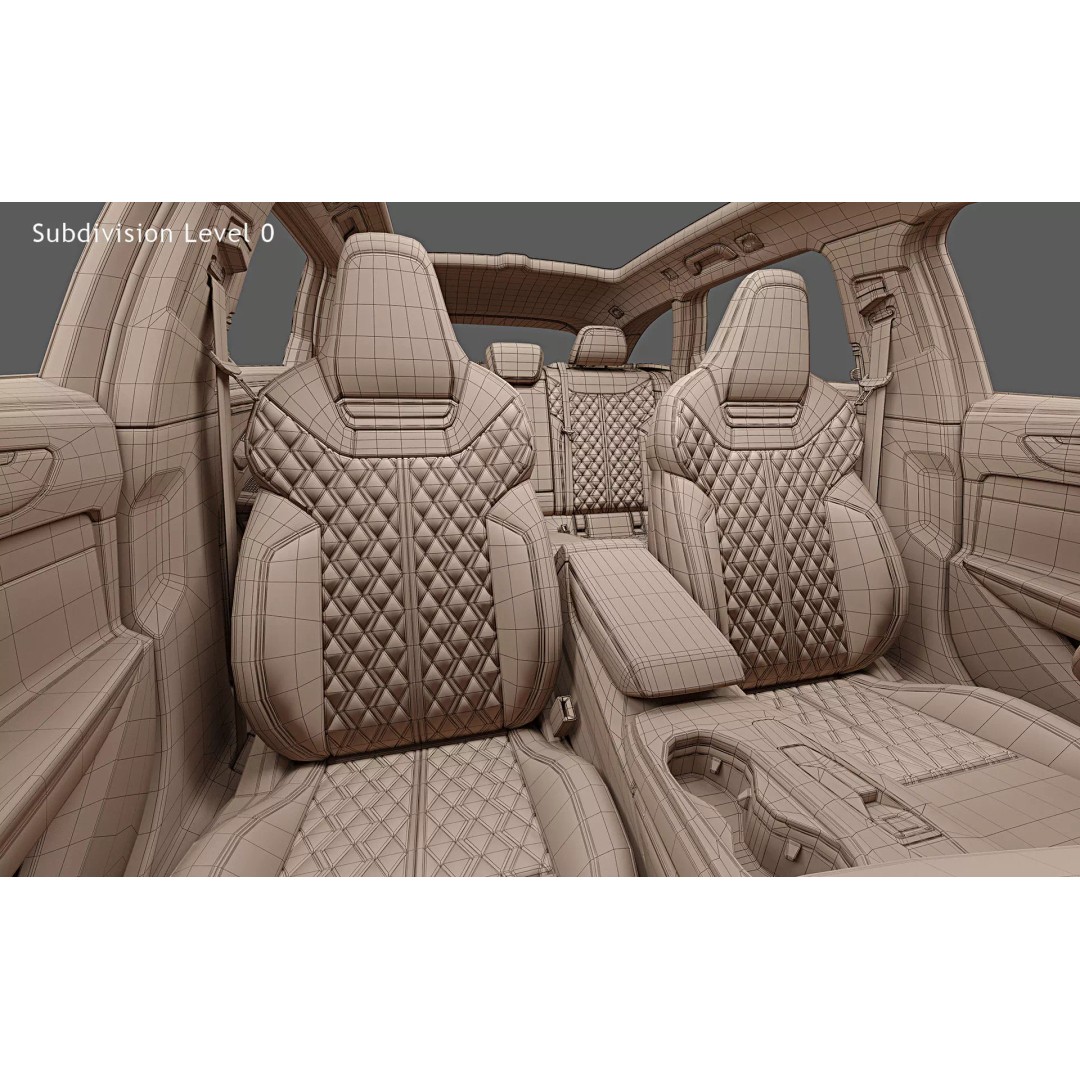2026 Audi A6 Avant 3D Model – Photorealistic Game-Ready Asset, FBX, OBJ - View 40
