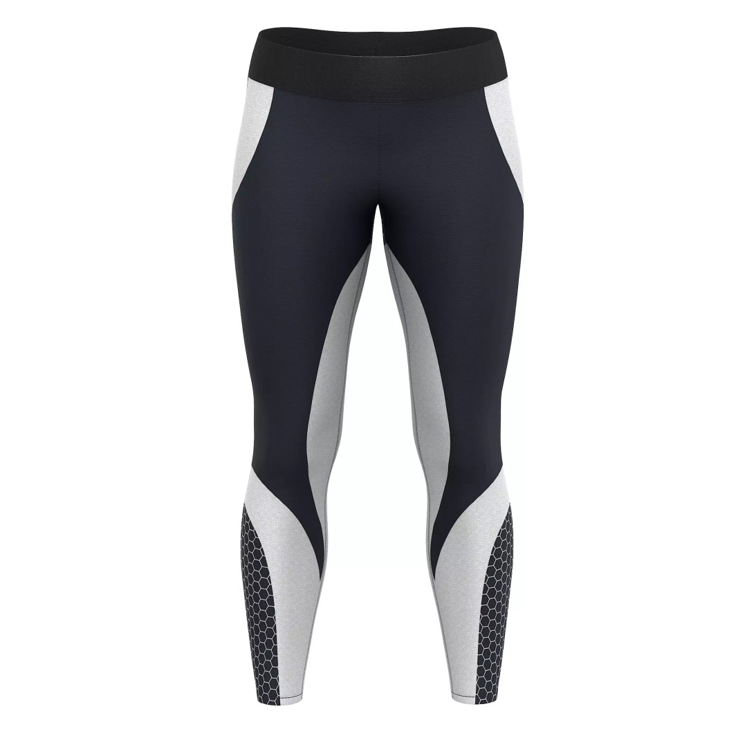 Women Leggings 3D Model – Low Poly Sport Outfit, FBX, OBJ - View 15