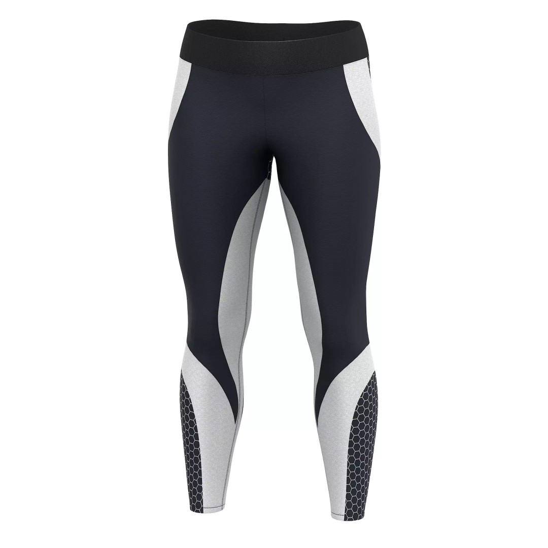 Women Leggings 3D Model – Low Poly Sport Outfit, FBX, OBJ - View 16