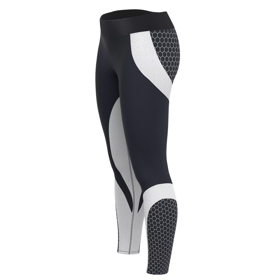 Women Leggings 3D Model – Low Poly Sport Outfit, FBX, OBJ - View 21
