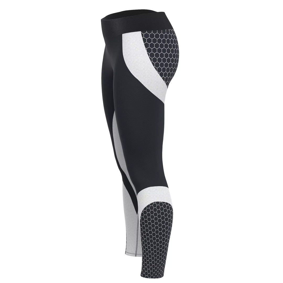 Women Leggings 3D Model – Low Poly Sport Outfit, FBX, OBJ - View 22