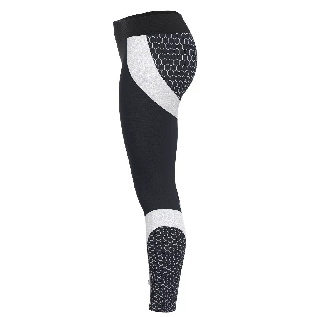 Women Leggings 3D Model – Low Poly Sport Outfit, FBX, OBJ - View 23