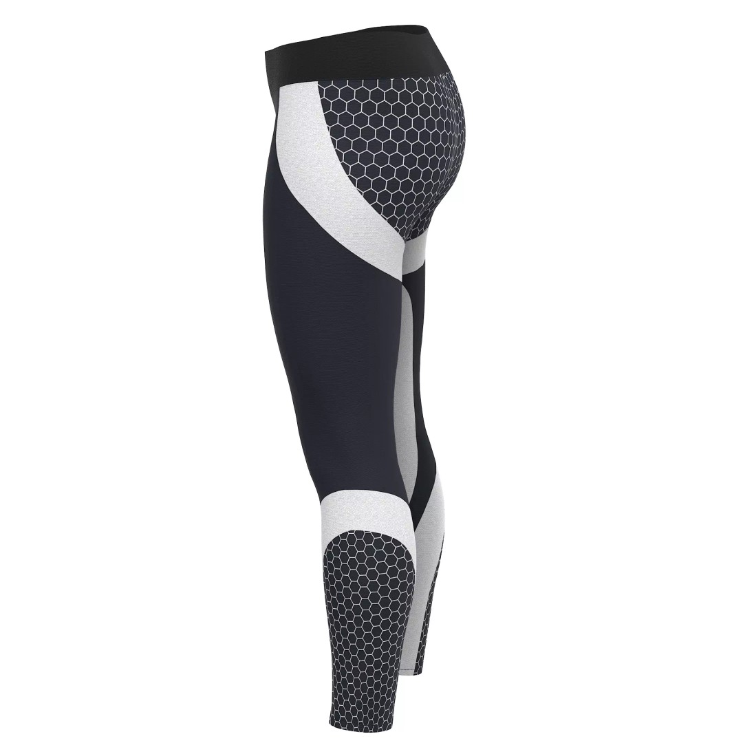 Women Leggings 3D Model – Low Poly Sport Outfit, FBX, OBJ - View 24