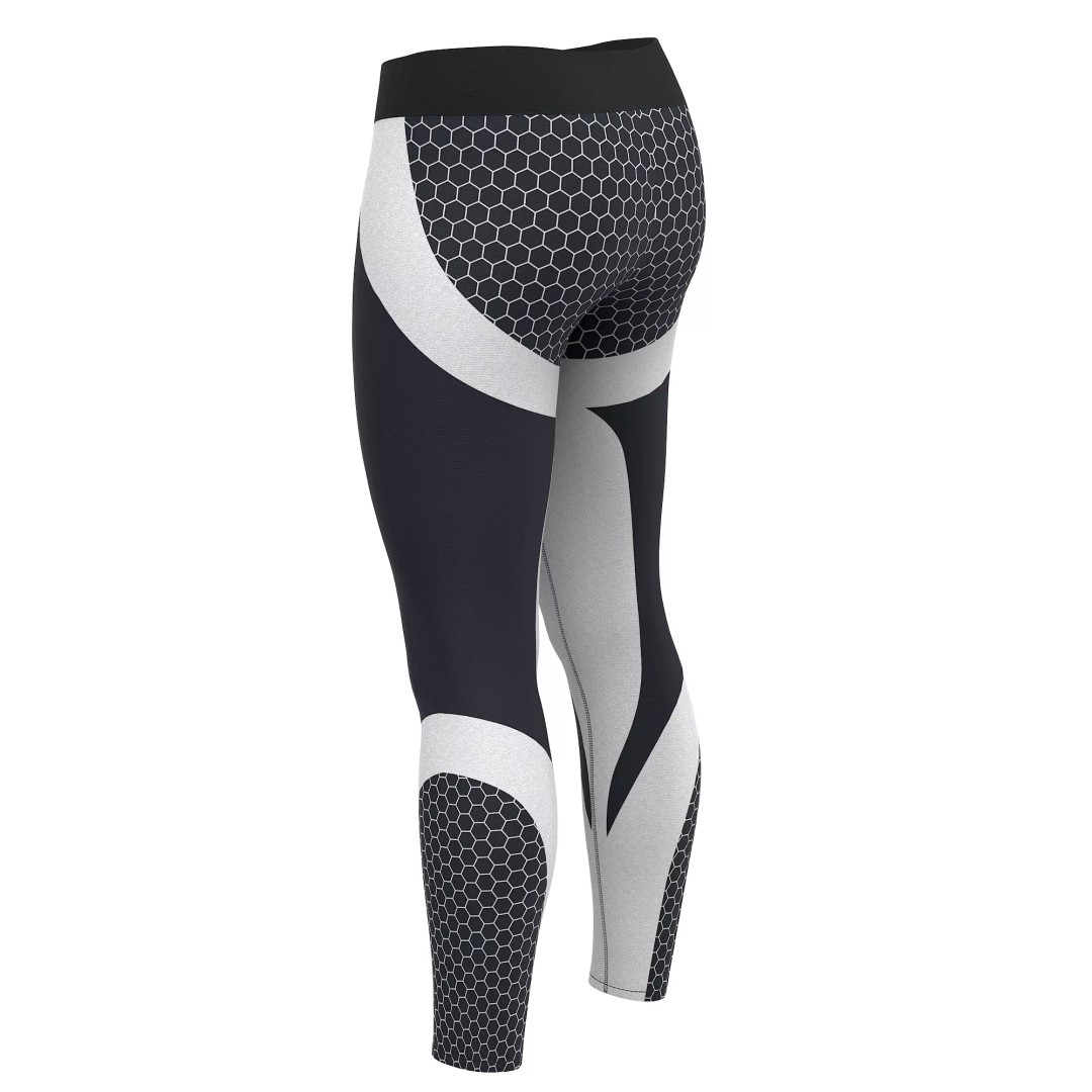 Women Leggings 3D Model – Low Poly Sport Outfit, FBX, OBJ - View 26