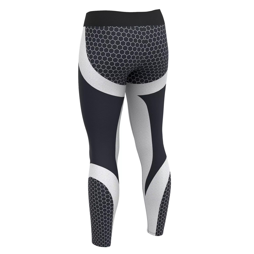 Women Leggings 3D Model – Low Poly Sport Outfit, FBX, OBJ - View 28