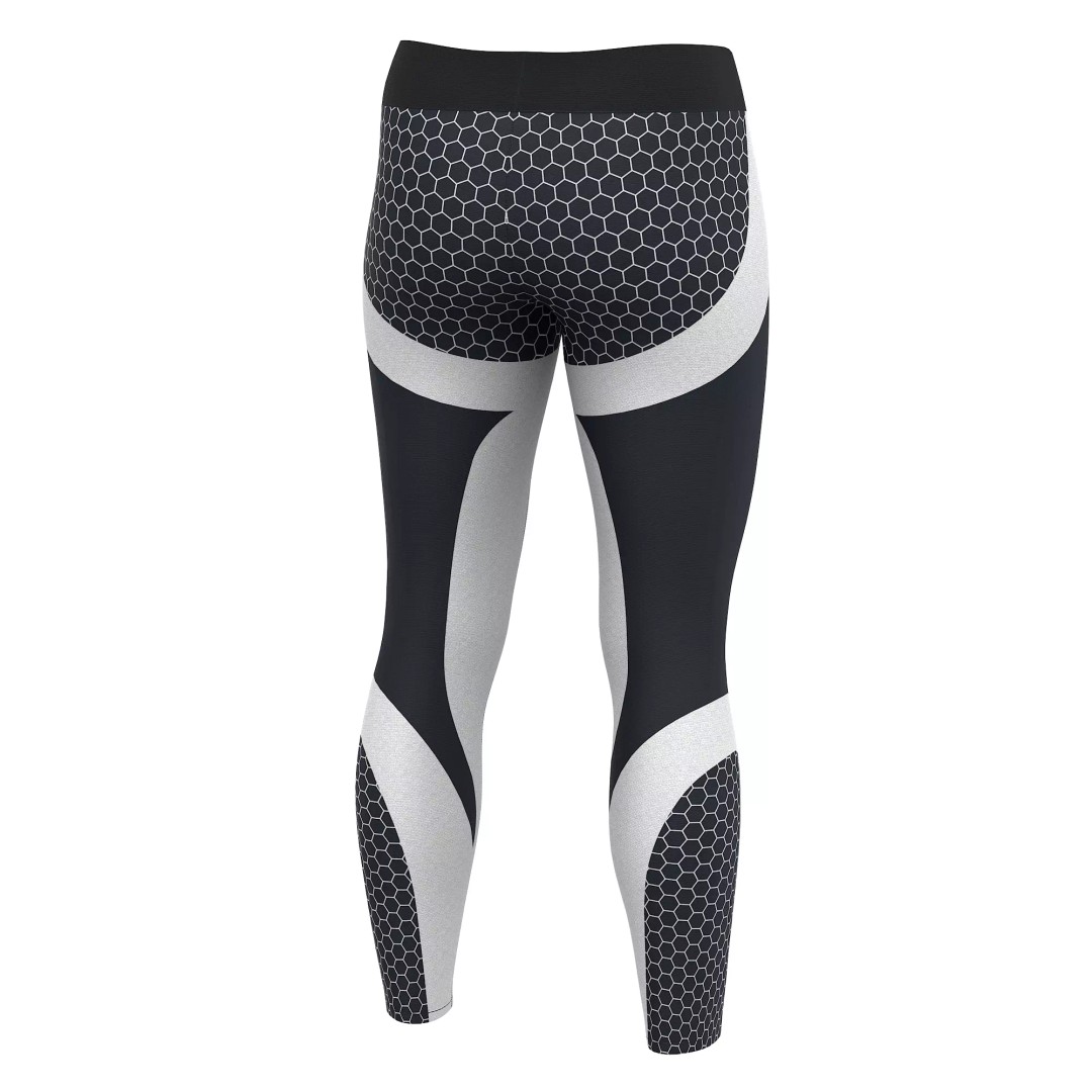 Women Leggings 3D Model – Low Poly Sport Outfit, FBX, OBJ - View 33