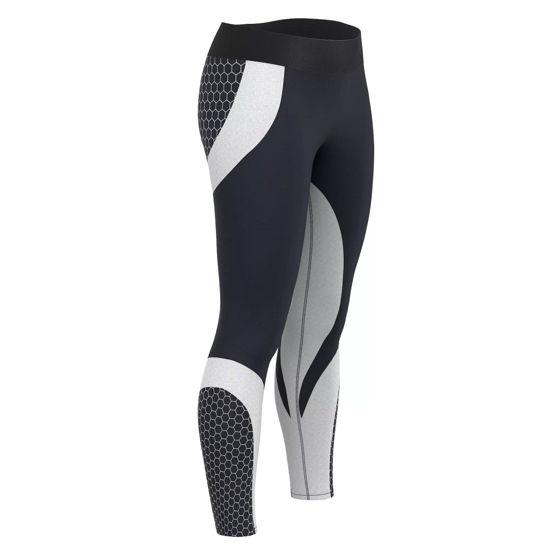 Women Leggings 3D Model – Low Poly Sport Outfit, FBX, OBJ - View 42