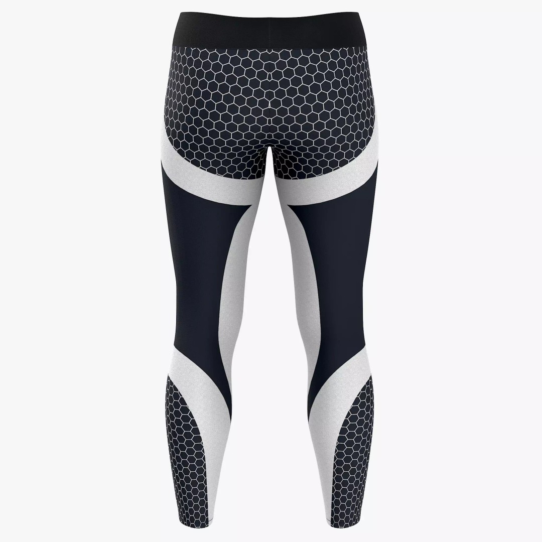 Women Leggings 3D Model – Low Poly Sport Outfit, FBX, OBJ - View 5