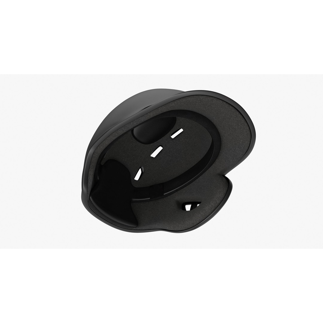 Boston Black Baseball Helmet 3D Model – Low Poly Game Asset, FBX, OBJ - View 14