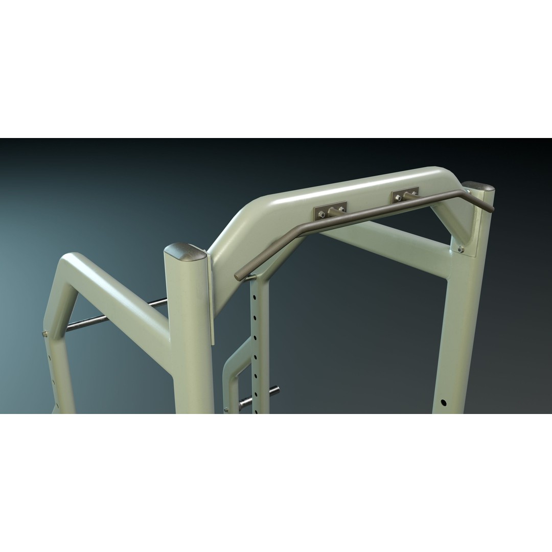 Squat Rack 3D Model – Low Poly PBR Game Asset, FBX, Blender - View 6