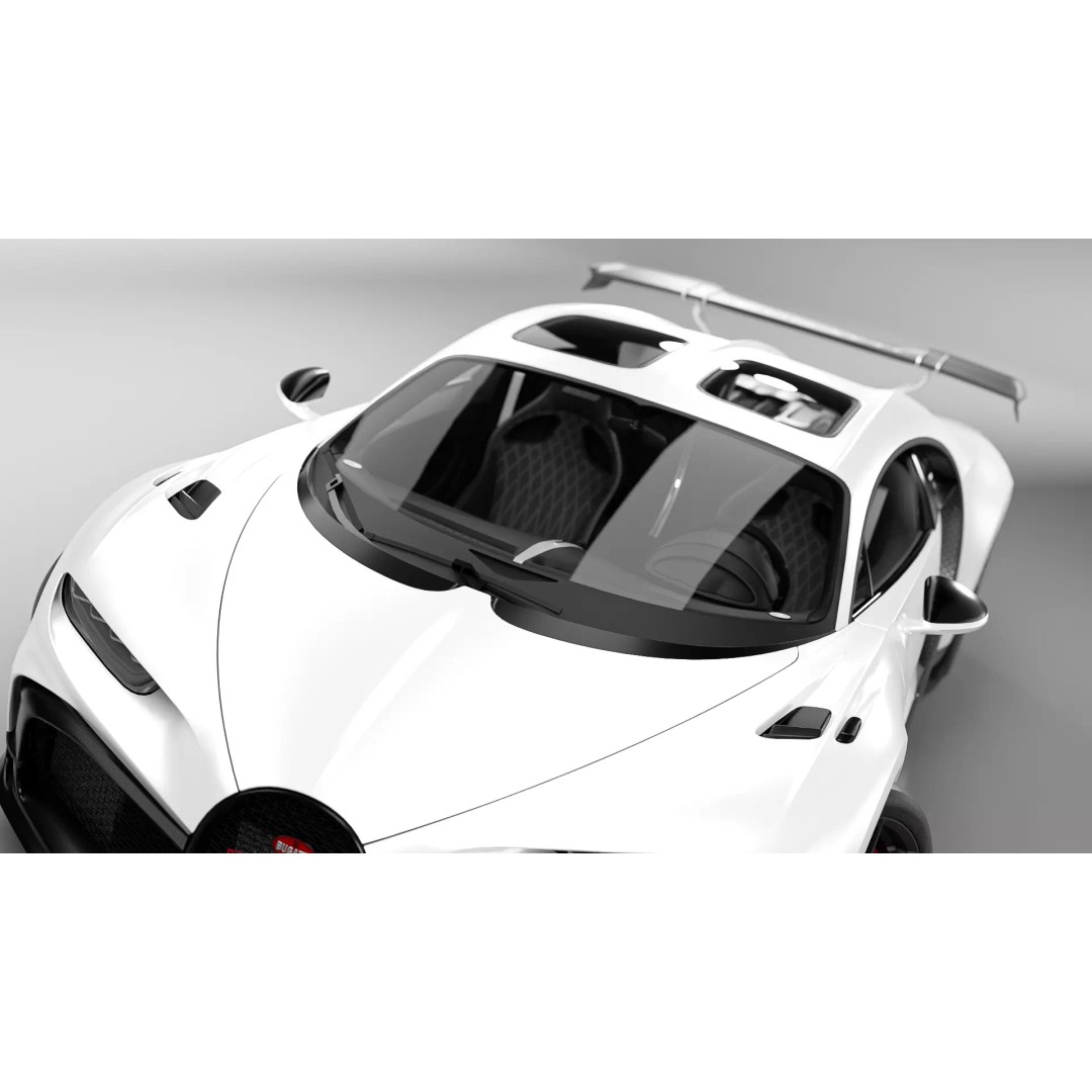 BUGATTI CHIRON PUR SPORT 2022 3D Model – High Poly PBR Asset, FBX, OBJ - View 12