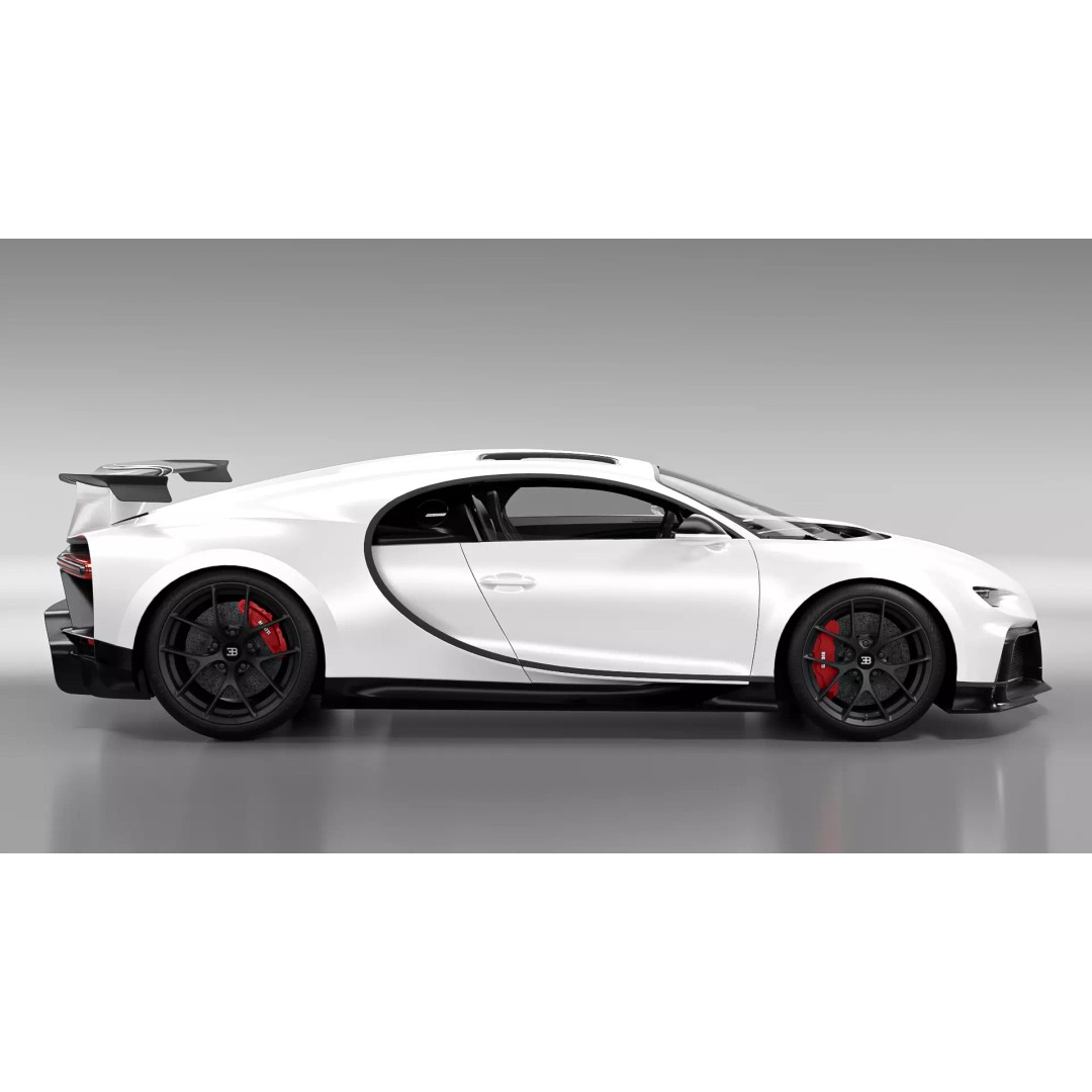BUGATTI CHIRON PUR SPORT 2022 3D Model – High Poly PBR Asset, FBX, OBJ - View 16