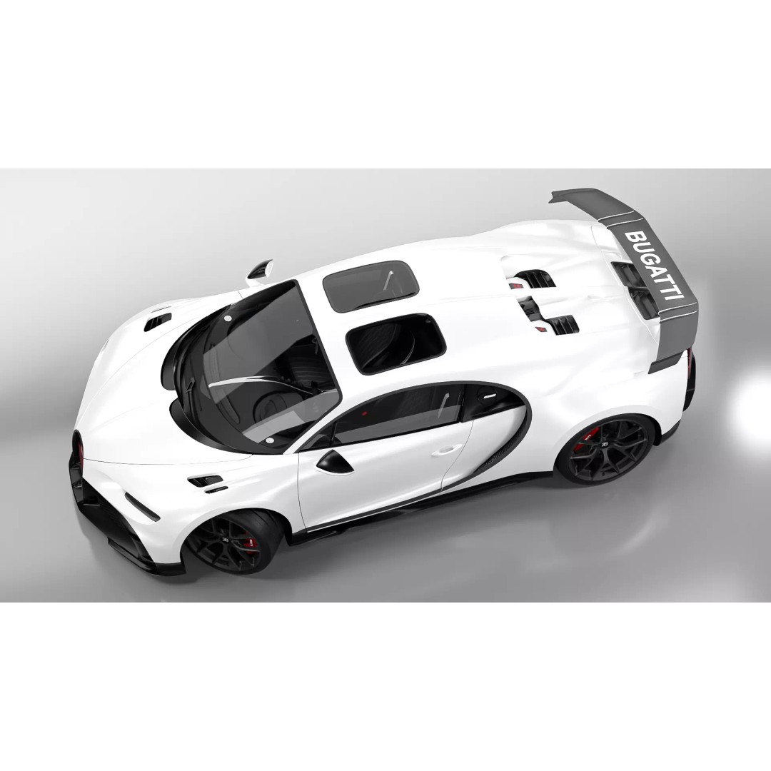 BUGATTI CHIRON PUR SPORT 2022 3D Model – High Poly PBR Asset, FBX, OBJ - View 8