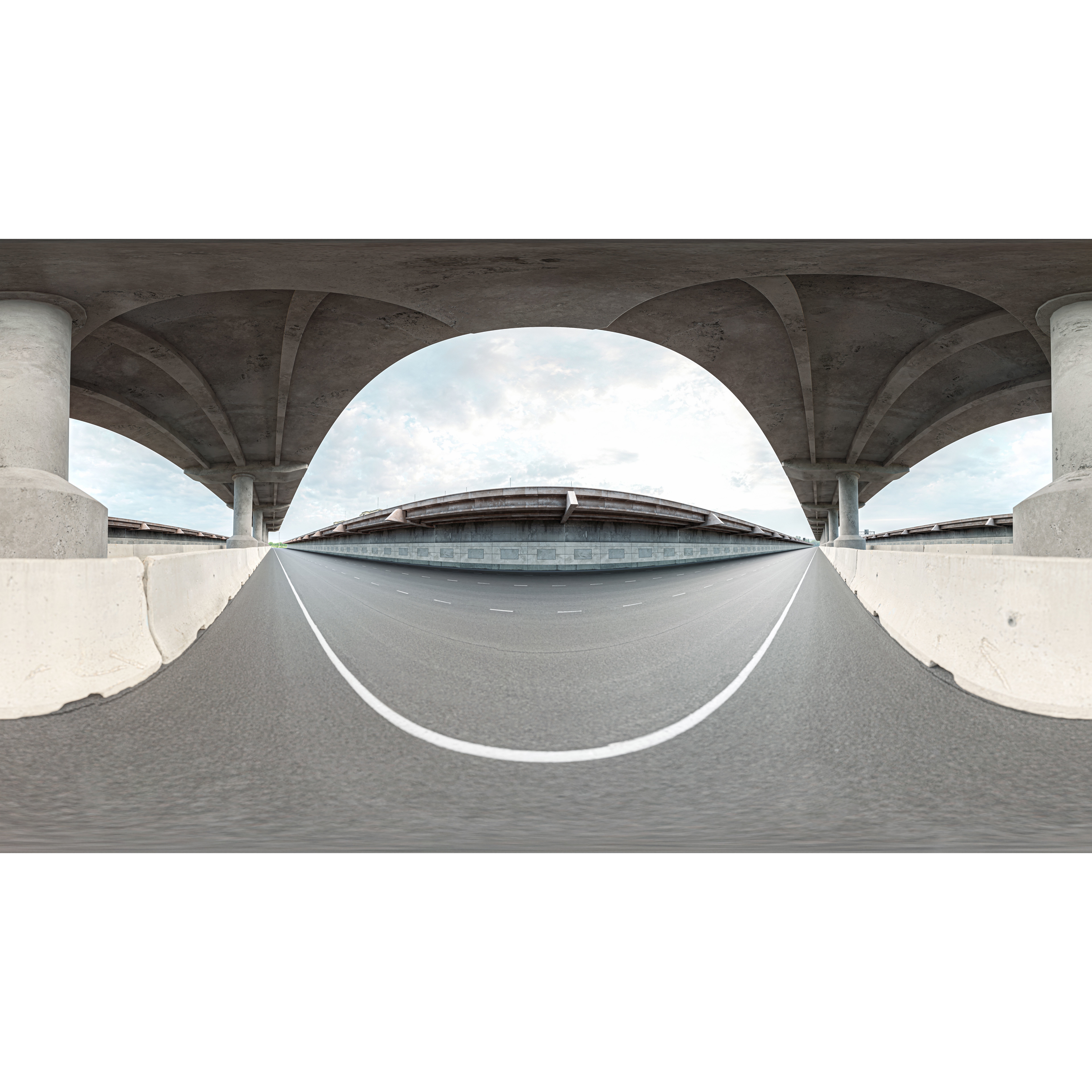 Urban Roadway - Low-Poly Game-Ready 3D Model - View 12